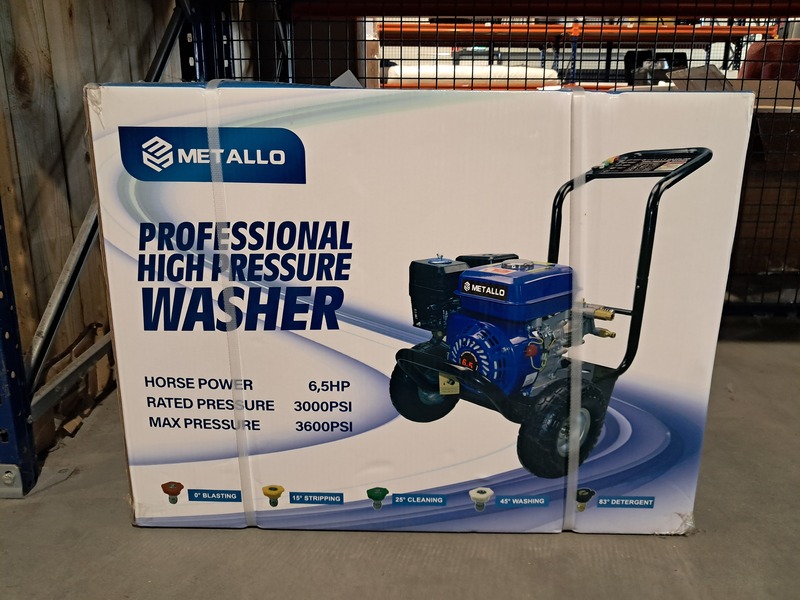 High-Pressure Washer, Metallo, BT-150 1200-watt cleaner, Blue