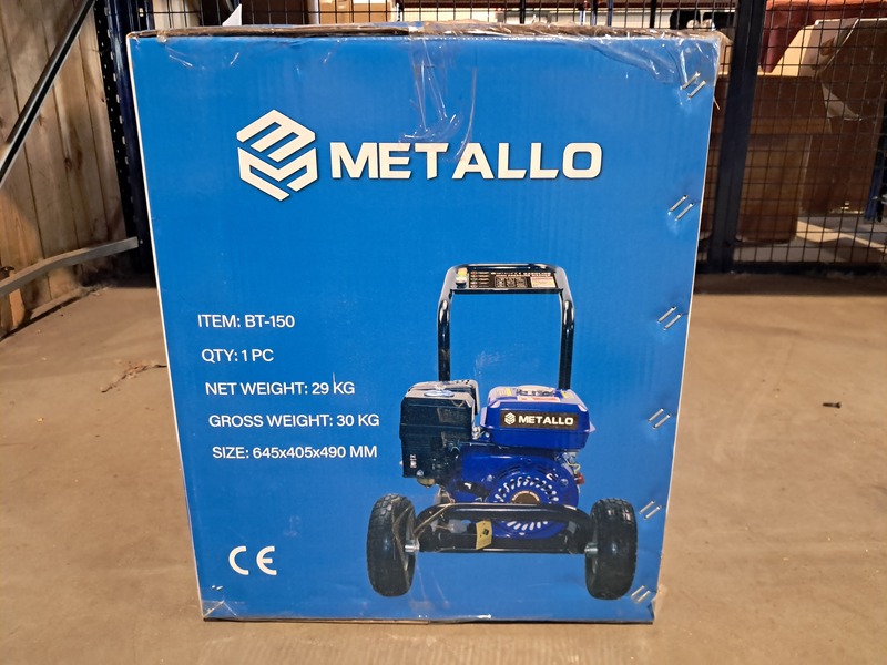 High-Pressure Washer, Metallo, BT-150 1200-watt cleaner, Blue